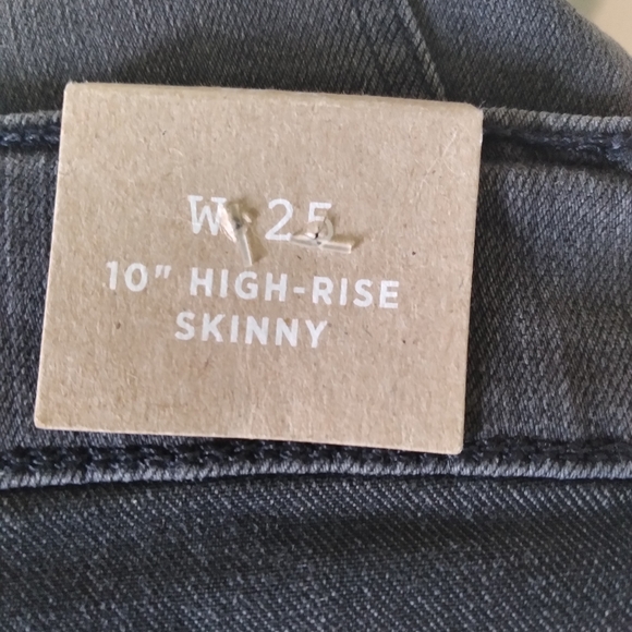MADEWELL 10" HIGH-RISE SKINNY JEAN WITH MAGIC POCKETS NWT RAW HEM FAIR TRADE - Picture 7 of 11